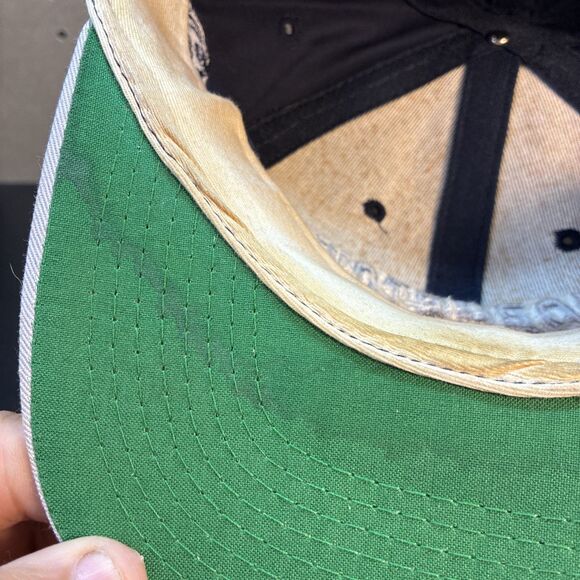 Vintage 90s Georgetown Hoyas Snapback Hat Cap NCAA Trucker Blue - Picture 9 of 12